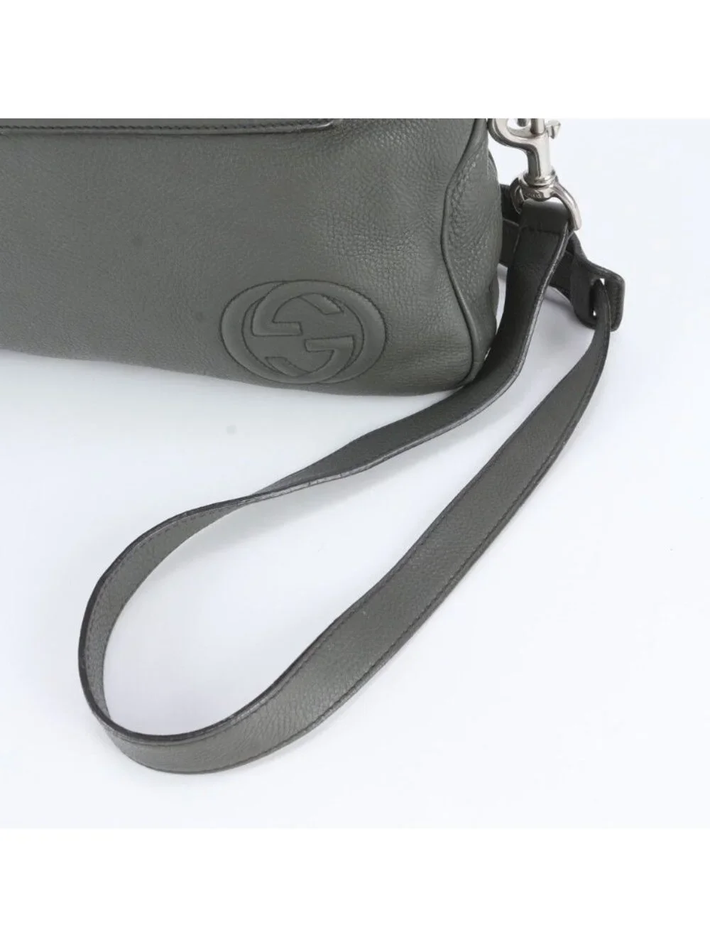Gucci Soho Interlocking G Leather 2-Way Business Bag Crossbody Shoulder